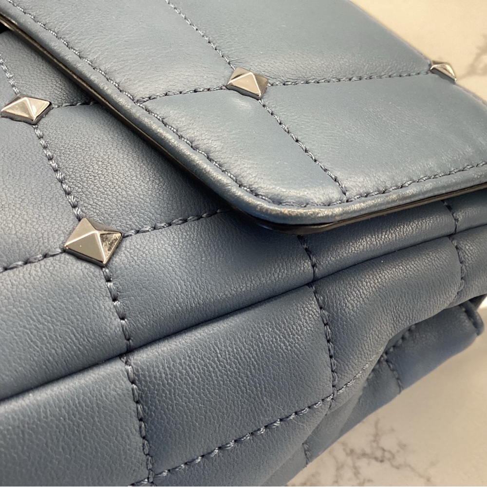 Michael Kors Large ‘Soho’ Studded, Quilted Bag Leather with - Picture 10 of 16